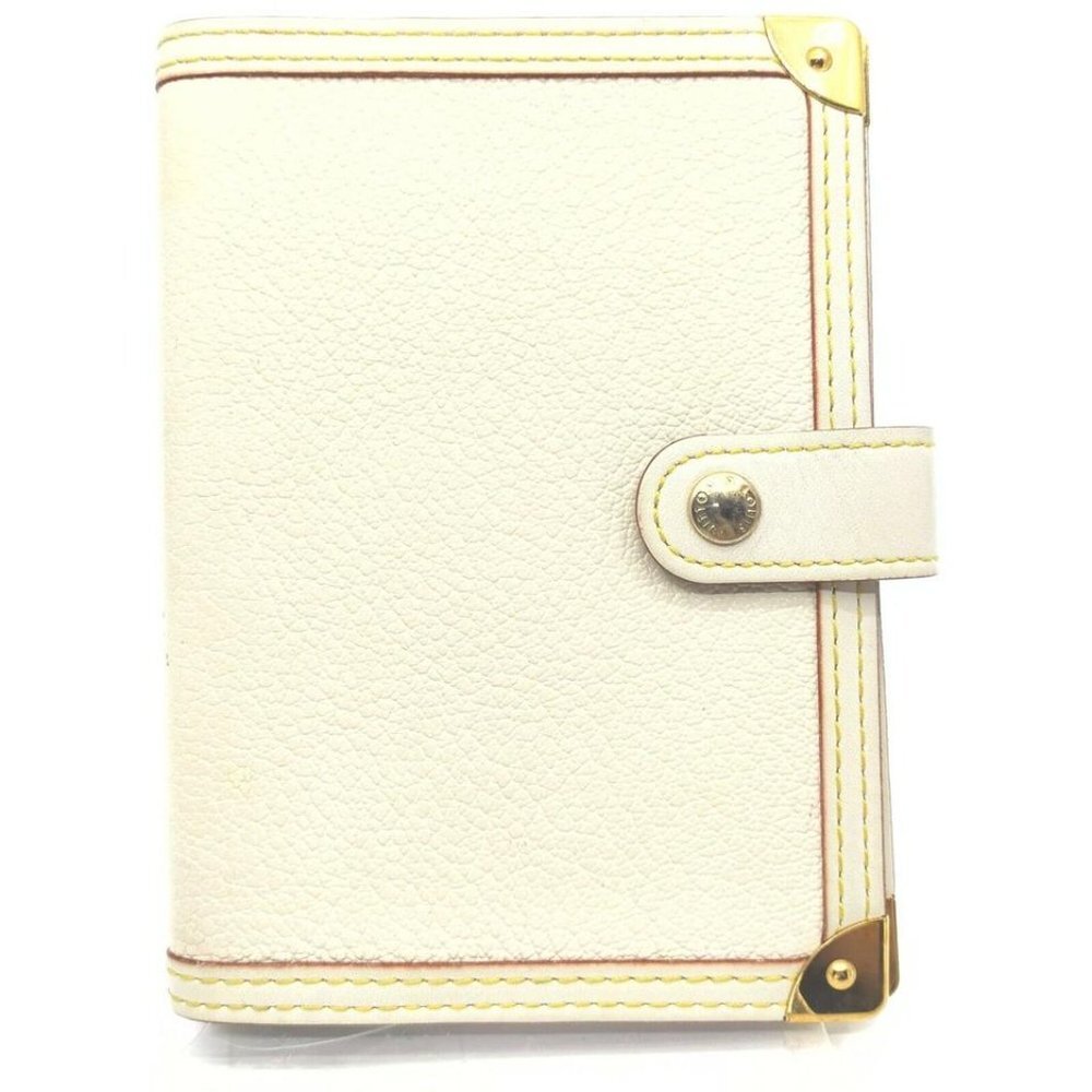 Louis Vuitton White Suhali Leather Small Ring Agen